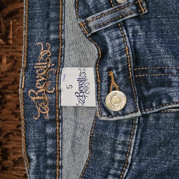 Revolt Distressed Skinny Jeans Size 5 - Picture 7 of 9